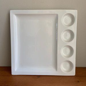 Tasting and serving plate